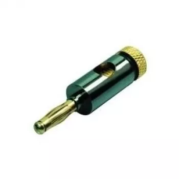 Shiverpeaks Ficha banana metal 6mm preto
