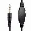 Headset gaming com fios GEMBIRD MHS-03-BKRD — binaural, circum-aural, 3,5 mm, cabo de 1,8 m, vermelho/preto