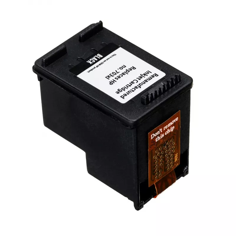 Tinta de impressora Superbulk HP B-H703BK (substituto do HP 703 CD887) Standard Preto