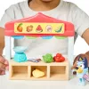 Conjunto de figuras de brincar TMTOYS Mini Bluey Lebensmittelladen BLU17555 – conjunto de mini figuras para diversão