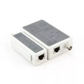 Testador de cabos de rede Cablexpert NCT-1 branco