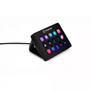 Elgato Stream Deck MK.2 – Painel de controlo de tarefas USB ajustável com 15 teclas clássicas, preto