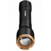 Lanterna Duracell DF2500R — preta, lanterna de mão recarregável