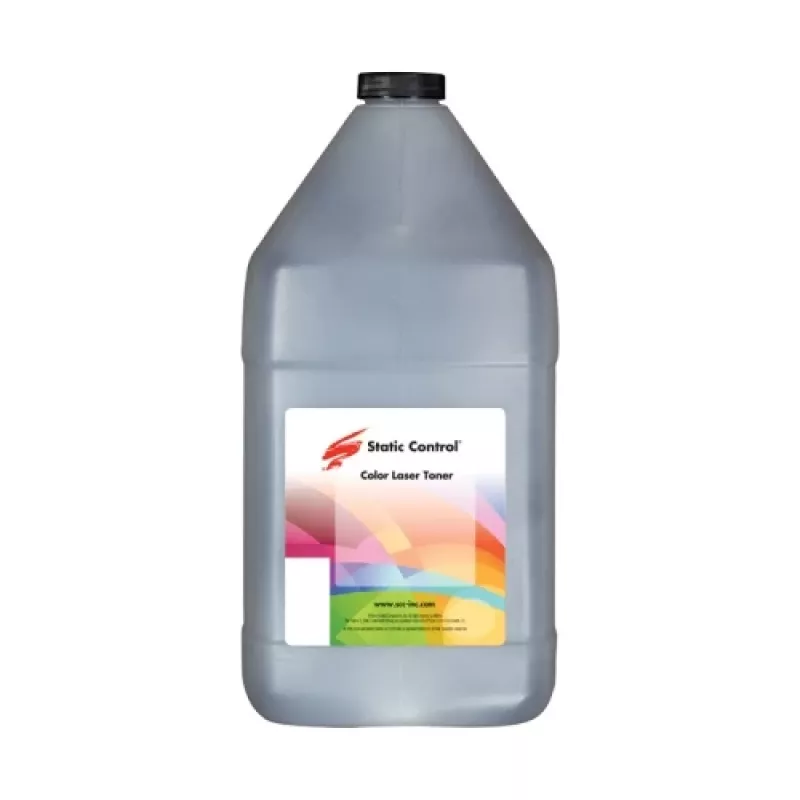 Pó de toner químico Static Control Odyssey 3 para cartuchos HP/Canon, 1 kg, preto
