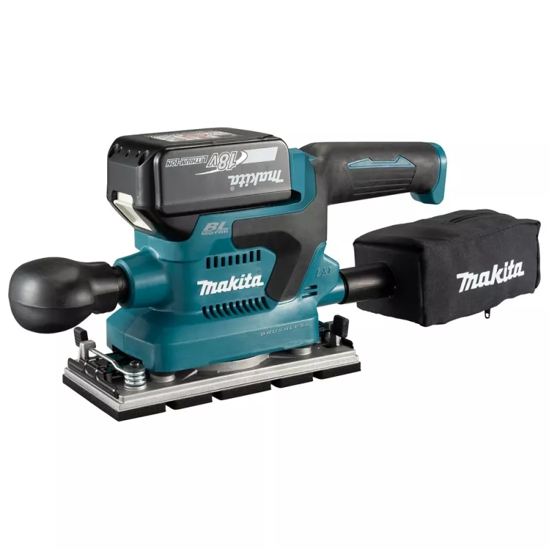 Makita DBO382Z Lixadora excêntrica Lixadora orbital 12000 rpm Preto, Turquesa 200 W
