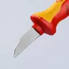 Faca de cabo Knipex VDE 180 mm com - tampa de proteção