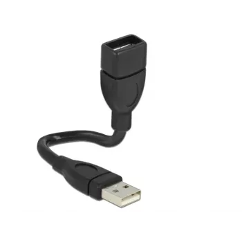 Cabo USB DeLOCK 15cm USB 2.0 USB A preto