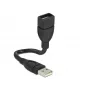 Cabo USB DeLOCK 15cm USB 2.0 USB A preto