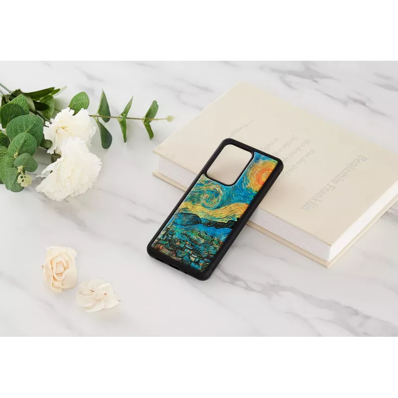 Capa de proteção iKins para Samsung Galaxy S20 Ultra – noite estrelada preto
