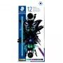Conjunto de lápis de cor Staedtler 146 C12 E1 — multicolor, 12 unid., mina macia