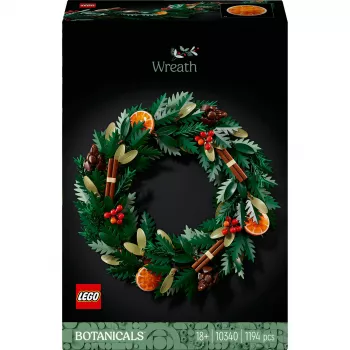LEGO 10340 Icons Coroa de Natal brinquedo de construção