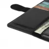 Carteira para telefone Krusell para Apple iPhone 12 Pro Max – preto, estojo folio com compartimento para cartões