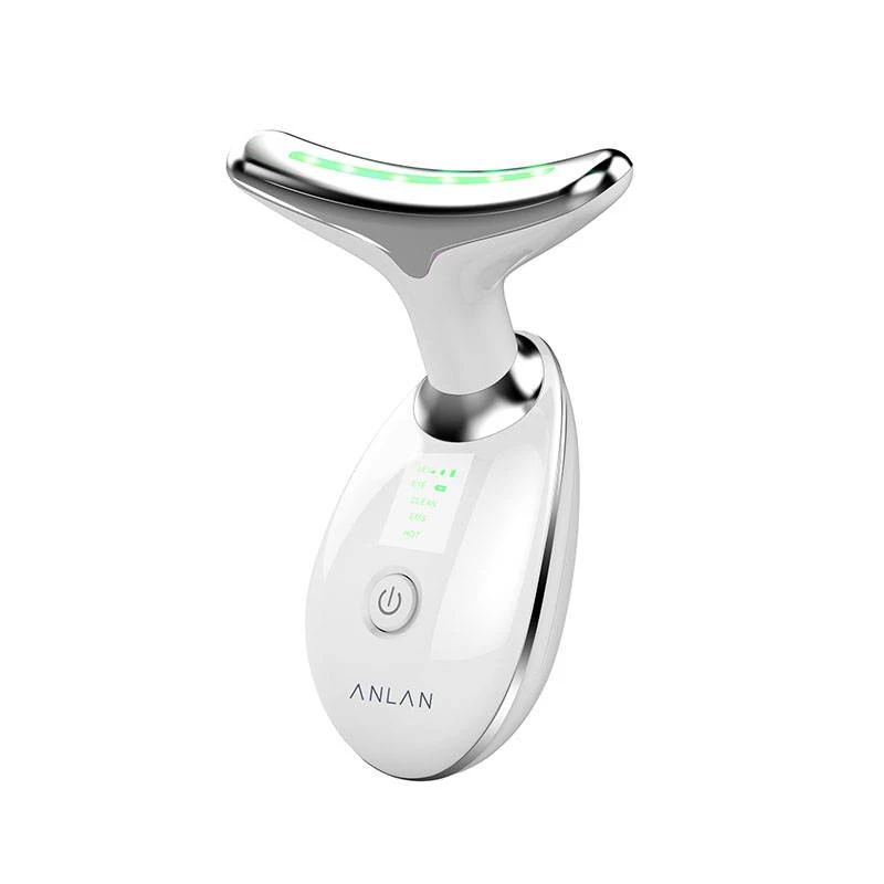 Massajador de pescoço ANLAN ALMJY01-02 – dispositivo EMS elétrico portátil recarregável para relaxamento do pescoço