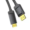 Adaptador de cabo DisplayPort para HDMI Vention HAGBH, 2 m, preto, 7 mm de diâmetro