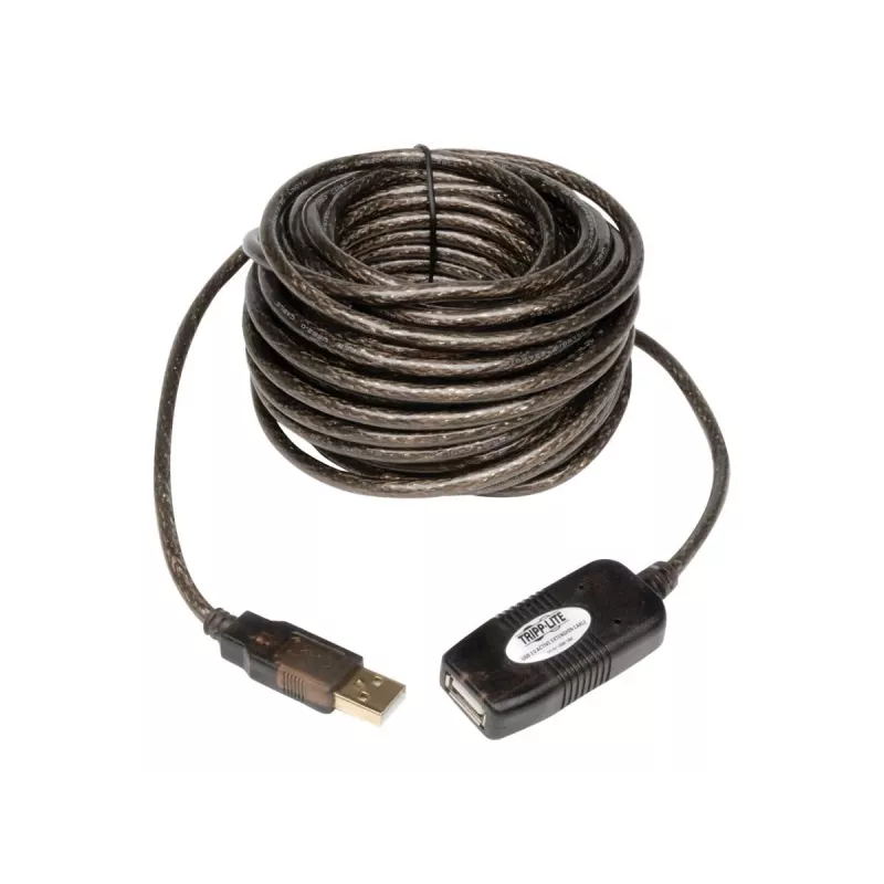 Tripp Eaton Tripp Lite Série 10M cabo repetidor de extensão ativa USB 2.0 Hi-Speed USB-A M/F 33' 33ft 10 metros - cabo de extensão USB - USB (M)