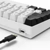 Teclado Sharkoon SGK50 S4 Home USB QWERTZ alemão branco RGB LED 60%