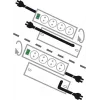 brennenstuhl Primera-Tec Comfort Switch Plus - proteção contra sobretensões - corrente alternada 250 V - 3500 Watt - tomadas de saída: 7 - 2,0m - Alemanha - preto
