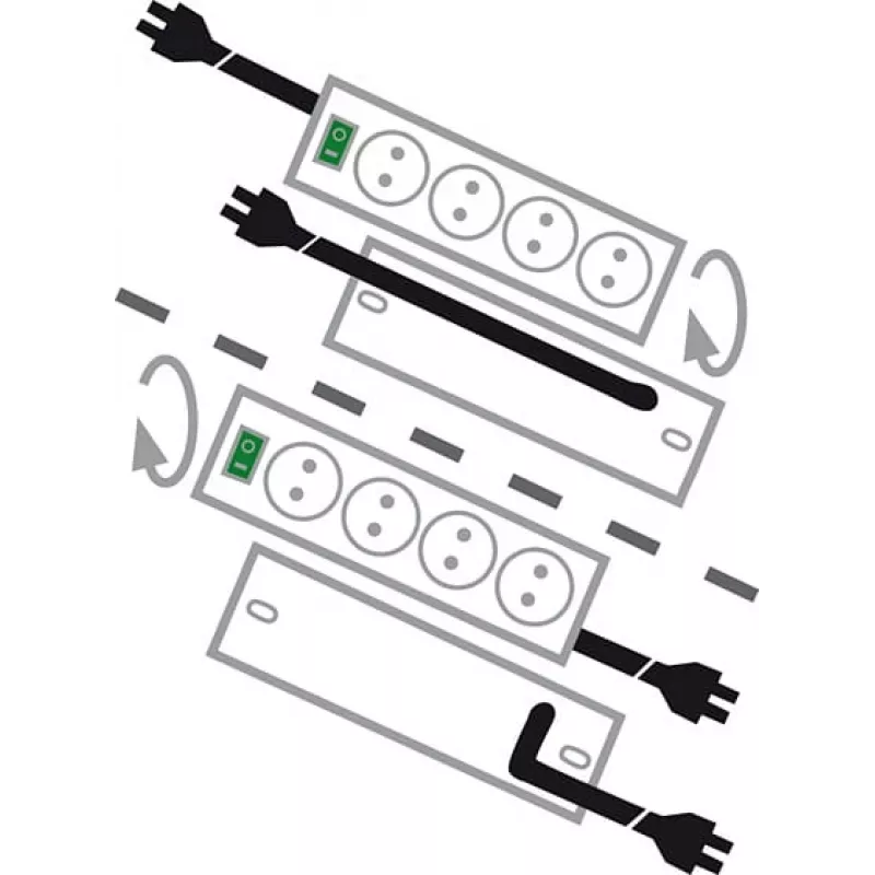 brennenstuhl Primera-Tec Comfort Switch Plus - proteção contra sobretensões - corrente alternada 250 V - 3500 Watt - tomadas de saída: 7 - 2,0m - Alemanha - preto