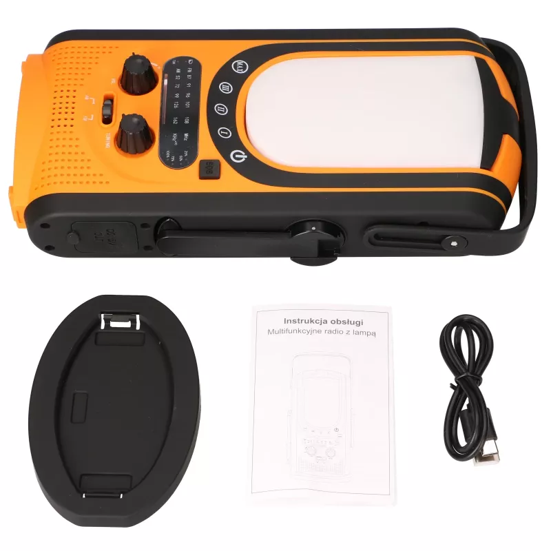 Extralink Power Ranger EPS-6000 | powerbank | 6000mAh, rádio FM, luz LED, dínamo, painel solar