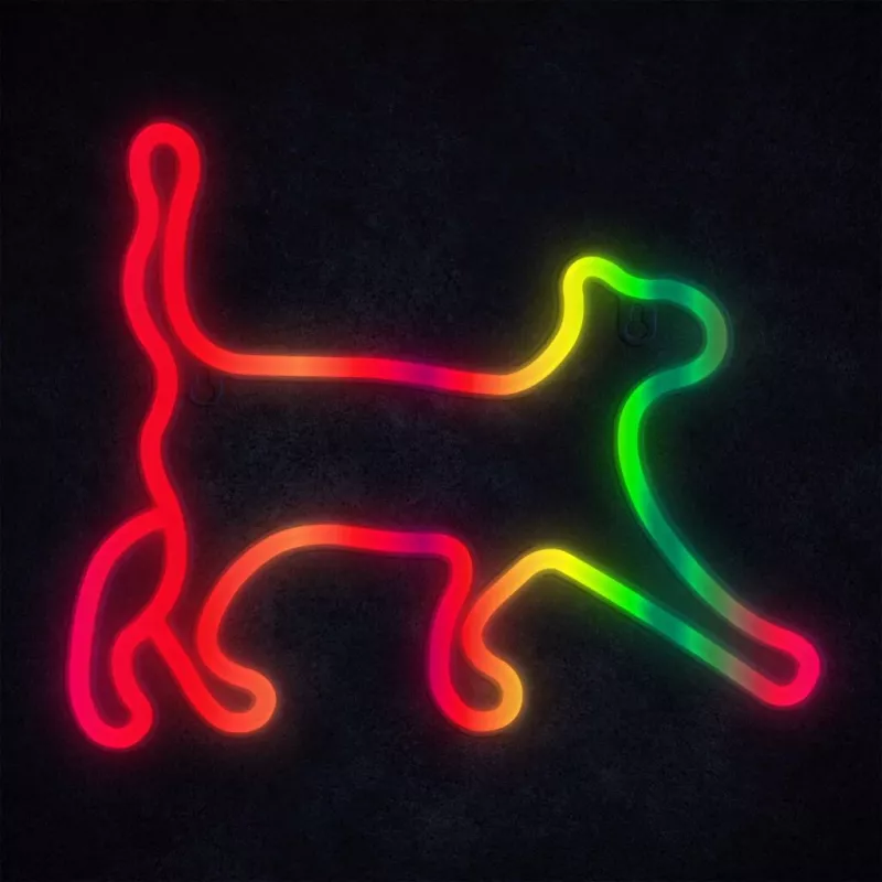 Luz de néon LED MANTA SNL60RGB fita RGB com mudança de cor, iluminação decorativa flexível