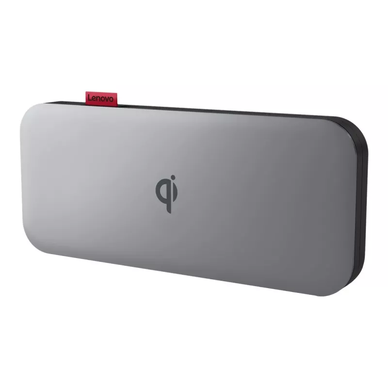 Lenovo 40ALLG1WWW Powerbank de iões de lítio (Li-Ion) 10000 mAh carregamento sem fios preto
