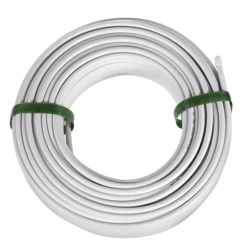 Cabo coaxial Maclean MCTV-471 RG-6/U 50 m branco