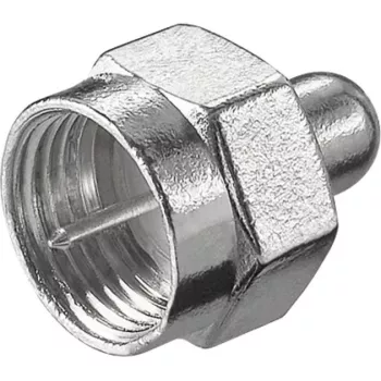 Wentronic goobay - Resistência de terminação coaxial - ficha F (11393)