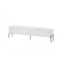 Móvel TV Cama Meble VERA 190x40x50 cm, branco mate, tampo de aglomerado