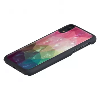 Capa para smartphone iKins para iPhone XR — design de flores aquáticas, preta