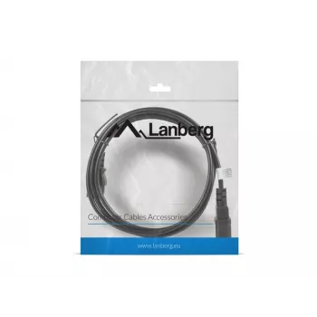 Cabo de alimentação Lanberg CA-C13E-11CC-0018-BK preto 1,8 m conector macho C13 conector macho C14 (CA-C13E-11CC-0018-BK)