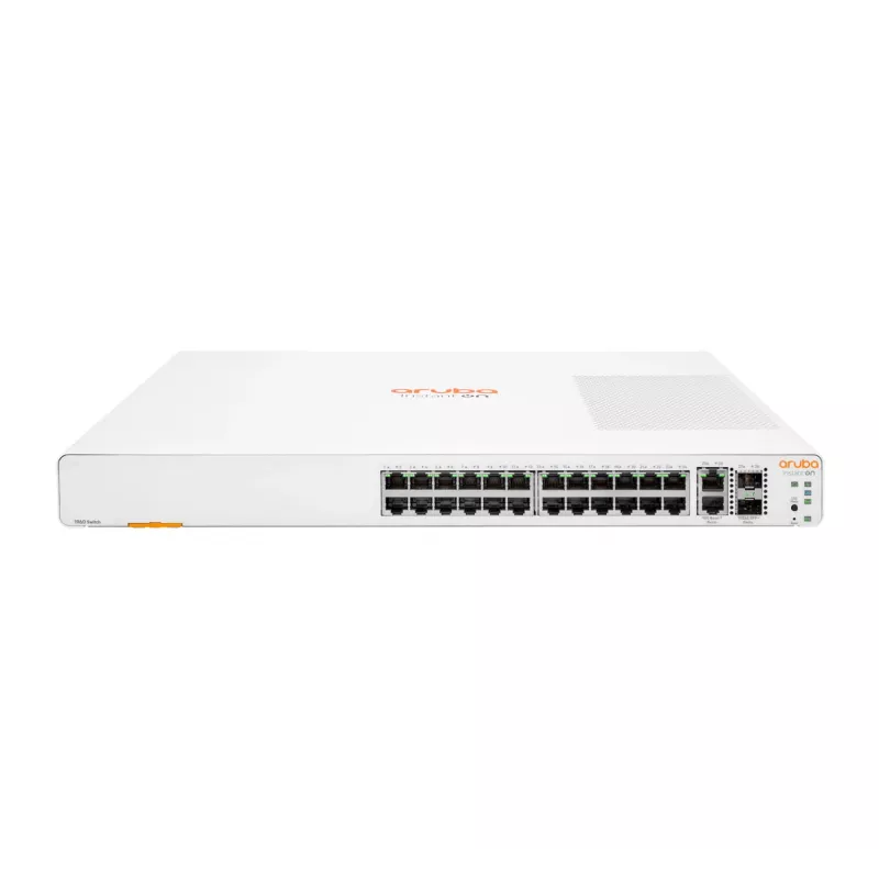 HPE Networking Instant On 1960 24G 2XF Switch Europe (JL806A#ABB) - (sucessor do HPE 1950 24G 2SFP+ 2XGT Switch (JG960A#ABB))