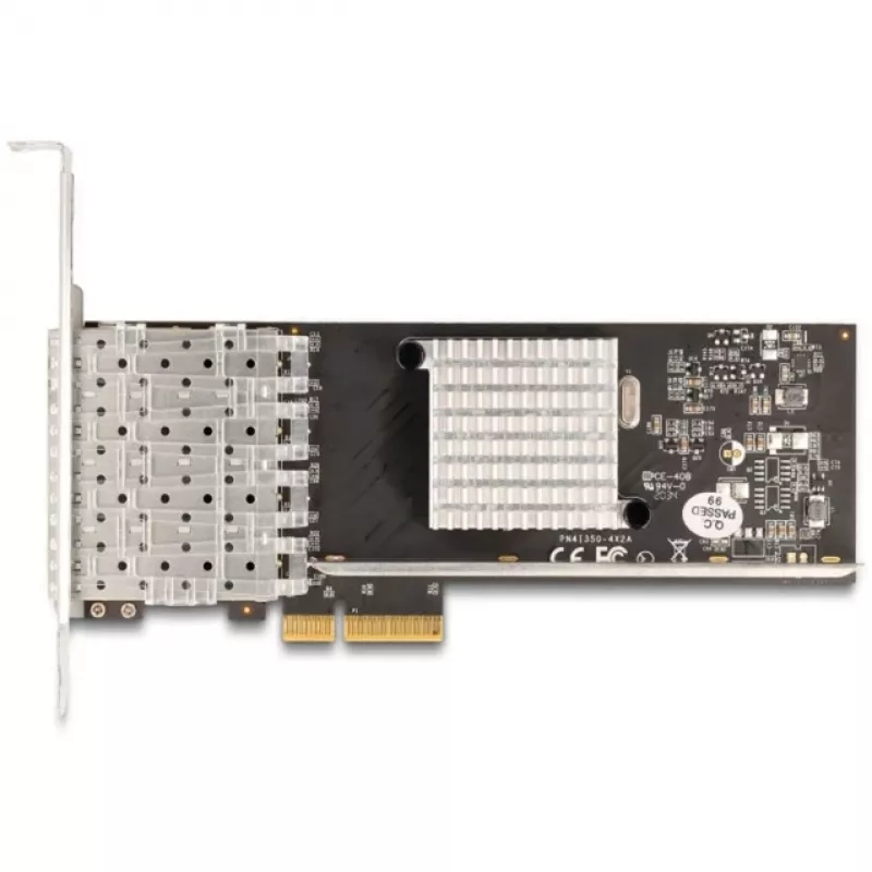 Placa PCI Express x4 Delock para 4 x slot SFP Gigabit LAN i350 (88342)