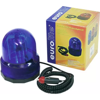 Luz de polícia EUROLITE COL-1221 — 12 V, 21 W, luz rotativa azul