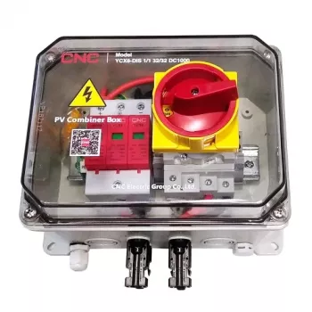 NV822287 caixa de seccionador PV DC, 1 entrada / 1 saída, 1000 V DC, IP66