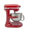 KitchenAid 5KSM60SPXEER Robot de cozinha 375 W Cinzento, Vermelho, Aço inoxidável
