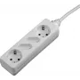 Hama 00121921 proteção contra sobretensões branco 4 saídas AC 230 V 1,4 m