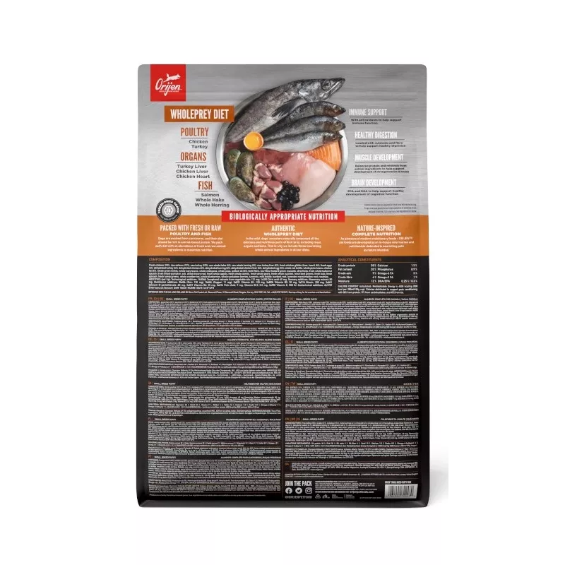 ORIJEN Comida para cachorros de raças pequenas - Comida seca para cães - 1,8 kg