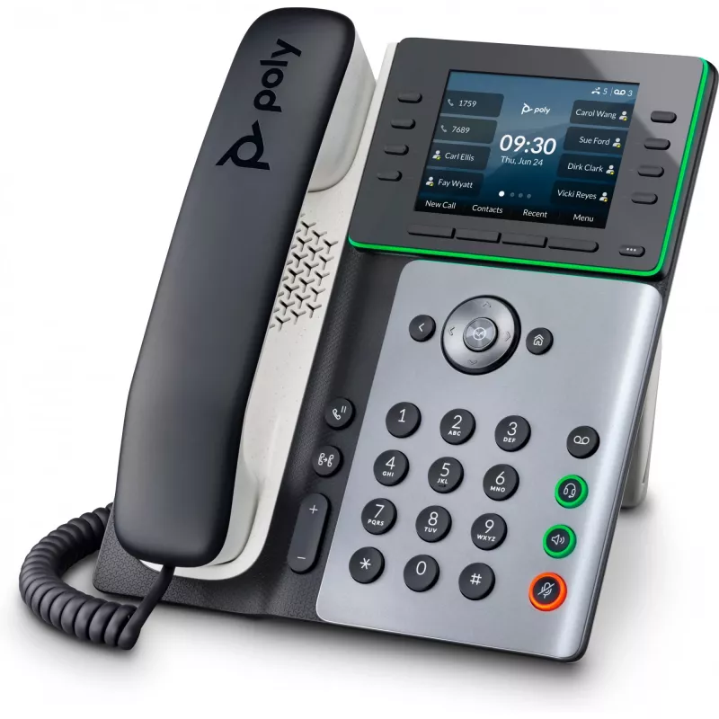 HP Poly Edge E320 Telefone IP e compatível com PoE, IPS, 320 x 240 píxeis, 4:3, HTTPS, ENERGY STAR, EAC, RoHS, Federal Communications Commission (FCC), CE, BSMI