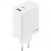 Fonte de alimentação ONEPLUS SUPERVOOC 120W carregador com cabo dual-port, 120 W de potência total, 1x USB-C + 1x USB-A, 100–240 V, 145 g, branco