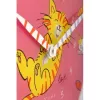 Relógio de parede NeXtime 8810 Tickle My Tummy, Ø30 cm, rosa/multicolor