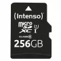 Cartão de memória flash Intenso 256GB UHS-I MicroSD