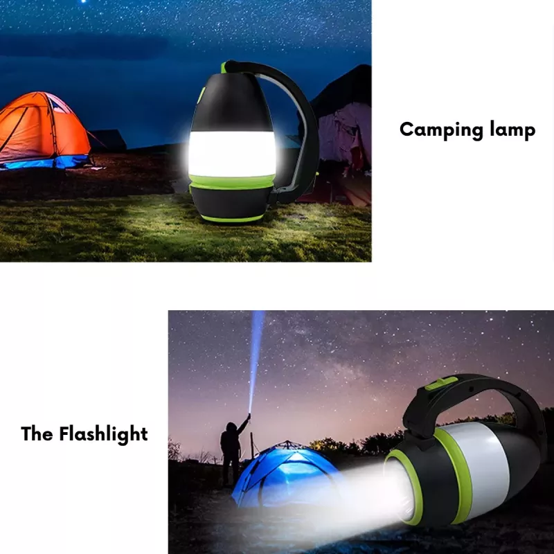 Lanterna de campismo LED recarregável MACLEAN MCE298 3W portátil, alimentada por USB, compacta