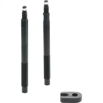 Extensão de válvula Tubeless, 65 mm (preto, conjunto de 2)