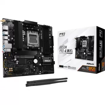 Motherboard ASRock B850M Pro-A WiFi micro ATX – AMD B850, socket AM5, DDR5, 4x DIMM, 256 GB, Wi-Fi, LAN 2,5 Gb