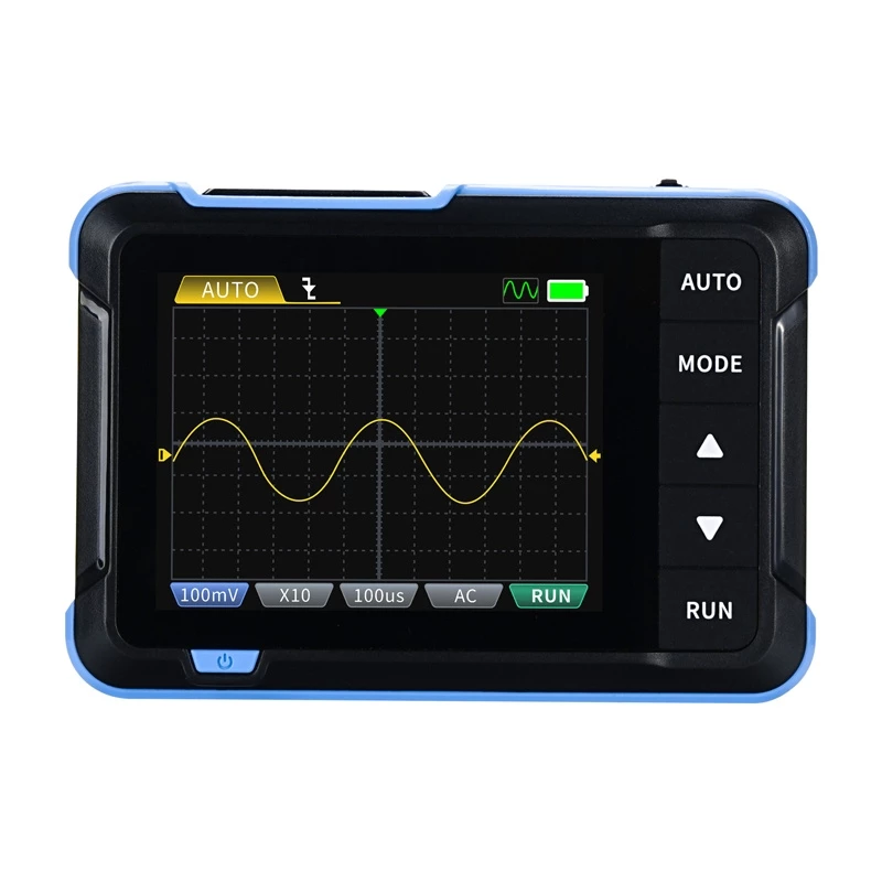 Osciloscópio e gerador de sinal mini 2 em 1 portátil Fnirsi DSO153 150 MHz de largura de banda, 1 GS/s de taxa de amostragem
