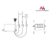 Maclean MCE34 sensor crepuscular exterior, 2000 W