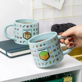 Paladone Minecraft caneca com relevo