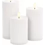 Goobay conjunto de 3 velas LED exterior (64786)