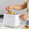 Torradeira Taurus TO800P 2 fatias 800 W branco com controlo por botões e botão rotativo