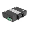 Switch Ethernet DELOCK 80162 — 5 portas Gigabit RJ45 para montagem em calha DIN